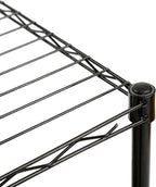 HOMEFORT 5-Tier Wire Shelving Unit, Extra Wide Metal Storage Rack, Free Standing Rack, Durable Organizer Perfect for Pantry Closet Kitchen Laundry Organization in Black, 29" W x 14" D x 61" H
