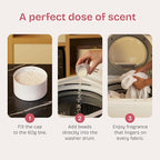 QLEAN In Wash Scent Booster Beads - 100% Plant Based - Natural Laundry Booster Beads & Smell Deodorizer - Environment Friendly Odor Eliminator for Clothes (320 grams) (Sweet Summer Love)