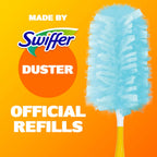 Dusters Refill for Cleaning, Feather & Microfiber Duster Disposable Alternative, for Dusting Furniture, Blinds, Ceiling Fans, Walls, Helps Remove Allergens, New Lemon Scent, 18ct