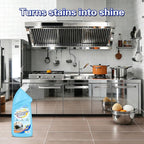 Snowlily Stainless Steel Sink Cleaner & Polish Cream – Removes Stubborn Dirt, Grease & Stains, Restores Brilliant Shine, 22 Fl Oz