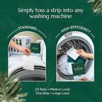 Earthwash Laundry Detergent Sheets (Up To 320 Loads) 160 Ocean Breeze Sustainable Sanitizer Strips - Ideal for Travel & Home Liquidless Laundry by Cleanomic