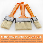 3 Pack Microfiber Duster Brush, Soft Bristles Detailing Brush Dusting Tools, Cleaning Brushes Duster for Auto Interior, Automotive Dashboard, Arts and Crafts, Digital Product, Keyboard