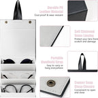 Sunglasses Travel Case,Foldable Eyeglasses Case, Portable Multiple Glasses Case for Women Men Girls