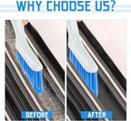 Small Crevice Cleaning Brush Set for Household Use, 4-Piece Multifunctional Small Scrub Brushes Hard Bristle Gap Cleaning Brushes with Handle for Kitchen Sinks Window Tracks Bathroom Corners(4)