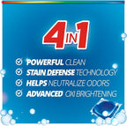 Purex 4-in-1 Laundry Detergent Pacs, Oxi Power + Odor Fighting, Powerful Clean, Stain Defense Technology, Helps Neutralize Odors, Advanced Oxi Brightening, Boost of Freshness