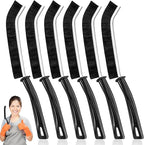 Crevice Cleaning Brush, Multifunctional Cleaning Brush Tool, Bathroom Gap Brush,Grout Brush, Cleaning Tools for Toilet, Bathrooms, Kitchens, Bathtub, Faucets, Sink, Windows，6pcs