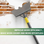 Garden Cleaning Shovel, 76" Adjustable Floor Scraper Long Handle Heavy Duty Tool, Multifunctional Flat Shovel Gardening Tools for Digging, Weeding,Scraping, Ice Remove...