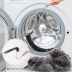 Dryer Vent Cleaner Kit, 2 Pack Dryer Lint Brush, 30 Inch Long Flexible Lint Remover, Refrigerator Coil Cleaning Brush, Home Essentials (Long-Style + Short-Style)