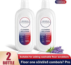 Floor Cleaning Solution 500ml Lavender Fragrance Cleaning Solution Refill Compatible With TINECO iFLOOR, iFLOOR 3, S3, S5, S5 COMBO, S5 Pro 2, One S6, S7 PRO, S7 COMBO Wet Dry Vacuum (2 bottle)