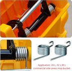 Water Press Spring Replacement,Side-Press Wringer Torsion Springs for Commercial Mop Bucket Stainless Steel Mop Storage Pail Spring,Heavy Duty Combo Business Mopping Buckets Accessories (2 Piece)