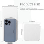 2 PCS Water Absorbing Stone Tray for Sink, Diatomite Bathroom Tray Quick Dry Dish Soap Holder Kitchen Sink Organizer for Modern Home Decor - White