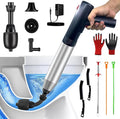 Electric Heavy Duty Toilet Plunger for Toilet, High Pressure Air Hair Drain Clog Remover for Bathroom, Snake Drain Unclogger Drain Tool for Drain, Kitchen Clogged