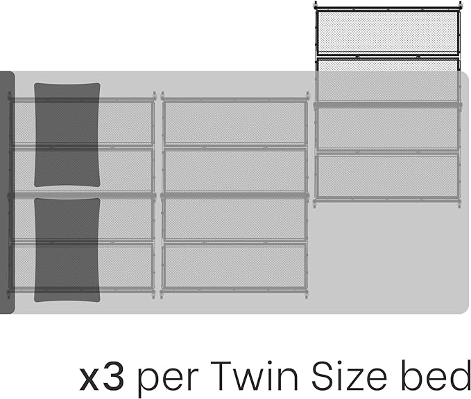 Under Bed Storage with Wheels – XXL 65L Metal Frame Rolling Bin & Shoe Organizer, Large Container 31.5"x23.6" – Ideal for Toys, Bedding & Clothes