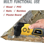 NEWONE Anti-vibration Oscillating Tool 4 Amp Oscillating Multi-Tool Kit with 4° Oscillation Angle,6 Variable Speed with 5-piece Electric Multitool Blades (Yellow Black)