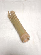Bamboo Wok Brush, 100% Traditional Natural Handmade from Natural Sturdy Bamboos, Refined Cleaning, Powerfully Scrub Pots Frying, Wok, Cylindrical, Iron Clay, Stainless Steel, Non-Stick Pot