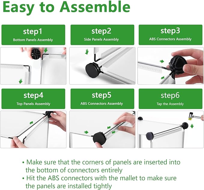 C&AHOME Cube Storage Organizer, 30-Cube Shelves Units, Closet Cabinet, DIY Plastic Modular Book Shelf, Ideal for Bedroom, Living Room, Office, 60.6" L x 12.4" W x 72.6" H Transparent White UPCS30W