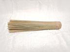 Bamboo Wok Brush, 100% Traditional Natural Handmade from Natural Sturdy Bamboos, Refined Cleaning, Powerfully Scrub Pots Frying, Wok, Cylindrical, Iron Clay, Stainless Steel, Non-Stick Pot