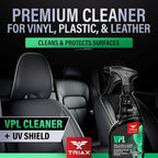 Triax Vinyl, Plastic & Leather VPL Premium Cleaner with UV Shield, Leather Scent (1 Gallon)