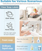 Automatic Foaming Soap Dispenser,4-Level Adjustable Foam, Wall Mount,USB Rechargeable,12.8oz/ 380ml,Touchless Hand & Dish Soap Dispenser for Bathroom, Kitchen,Hotel, Restaurant