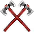 NEDFOSS Thor 16" Throwing Axe 2 Pack, Professional Throwing Axes and Tomahawks. Perfect for Axe Throwing Game for Backyard, Recreation, Competition, Gifts for Men Women（2pcs）
