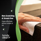 HandyClean Pre-Moistened Lens Cleaning Wipes, Eyeglass Wipes, Screen Wipes, 100 ct of 6 x 5 inches Individually Packed Lens Cleaner Wipes