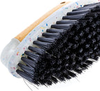 Beille 2pk Scrub Brush with Bamboo Handle and Heavy Duty Bristles Household Essentials