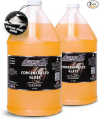 LANE'S Concentrated Auto Glass Cleaner | Tint-Safe Car Windshield, Window Cleaner | Removes Automotive Smoke Film, Fingerprints, & Smudges | Streak-Free, Safe for All Glasses | 128oz, 2 Pack