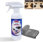 Kitchen Cleaner Spray, Degreaser Cleaner Heavy Duty, Glass Cooktop Cleaner, Oven Cleaner Heavy Duty, Stainless Steel Cleaner for Appliances, Heavy Oil Cleaner Powerful Kitchen, 1PCS