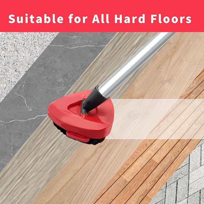 AZ Shikong Scrub Brush for O-Cedar RinseClean 2 Tank System, Scrubber Mop Head for Ocedar, Stiff Bristle Spin Mop Replacement Head Base for Shower Bathroom Kitchen Bedroom Floor Cleaner