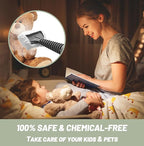 Handheld Steam Cleaner, Pressurized Multi-Surface Steam Shot with 13 Accessories, Safety Lock, Steamer for Cleaning Floor, Upholstery, Grout, Windows, Couch and Car, Green