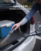 Cordless Vacuum Cleaner 580W/48Kpa, Stick Vacuum Cleaners 65 Mins Max Runtime with Charging Dock, Self-Standing Handheld Vacuum with Touch Display, 6-in-1 Vacuum Cleaner for Carpet/Hard Floor/Pet Hair