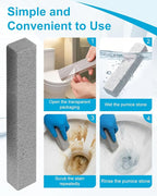 100 Pcs Pumice Stick for Toilet Cleaning, Pumice Stone for Cleaning Stove Grates, Oven, Bathroom, Grill, Kitchen, Sinks,Toilet Hard Water Stain Remover