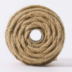 Tenn Well 5mm Jute Rope, 100 Feet 4Ply Twisted Heavy Duty and Thick Twine Rope for Gardening, Crafting, Bundling, Cat Scratching Post, Home Decor, Christmas Decorations