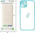 Organic Butcher’s Twine 100 Feet for Cooking & Trussing Meat– 1.2mm Heavy Duty Natural Cotton Kitchen String, Food-Safe & Oven-Safe for Turkey, Baking, BBQ & Crafts