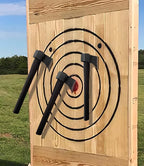 15.7" Competition Axes, 1065 Manganese Steel Throwing Hatchet, Beech Wood Handle for Axe Throwing