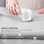 Fabric Shaver, Lint Remover for Clothes, Electric Lint Remover with 3 Replaceable Blades, Removes Fabric Pills, Rechargeable Sweater Defuzzer Pill Remover (White)