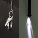 24.4 in Claw Grabber Tool,Bendable Hose Reacher Pickup with LED Light,4 Claw Picking Tool for Garbage Litter Pick Home Sink Drain and Metal Small Items. (Black)