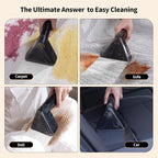Miniboo Carpet Cleaner, Compact & Powerful Upholstery Cleaner Machine,Portable Spot with 360°Wheels, 1.3-inch Deep Stain Small Rug Cleaner for Car, Stairs, Couches
