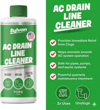 Sylvan AC Drain Line Cleaner | 8 oz | Instant Relief | Made in USA | Universal Compatibility | Removes Clogs and Buildup from HVAC Condensate Lines | Air Conditioner Unclogger