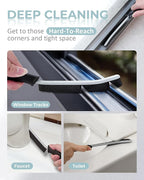 SXhyf Cleaning Brush - Hard Bristle Crevice Cleaning Brush, Multifunctional Gap Scrub Brush, Home Essentials, Bathroom Cleaner Tools for Household Use, Kitchen, Window, Faucet, S1110SE