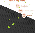 Over The Door Organizer 6 Tiers, Extra Large Behind Door Storage of 12 Compartments, 80 lbs Weight Capacity Hanging Storage Organizer with Clear Window Kids Toys, Shoes, Diapers, Room Storage,Black