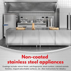 Stainless Steel Scratch Remover Kit, Removes Deep Scratches from Sinks, Ranges, Fridges, Stoves & Appliances, Restores Like-New Finish, for Non-Coated Stainless Steel, with 3 Pads, Compound, Handle
