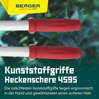 Berger hedge shear comfort 4595 with serrated blades and damper, length 57 cm