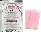 Cape Cod Polish Co Metal Polishing Cloths Foil Pouch 0.53oz, Stainless Steel