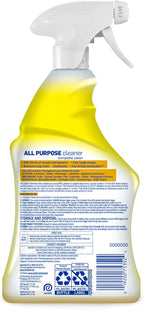 Lysol All Purpose Cleaner Spray, Multi-Purpose Disinfecting Spray, Kitchen & Bathroom Cleaner, Lemon Breeze Scent, 32 Fl Oz