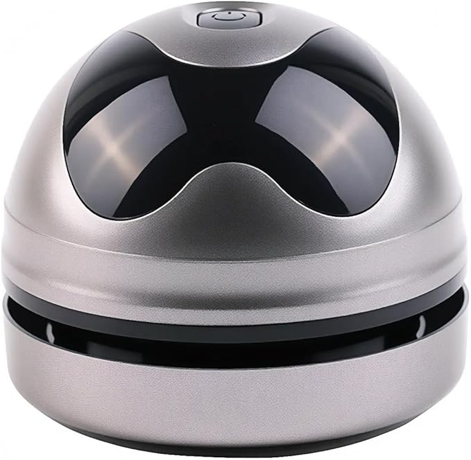 Desktop Vacuum Cleaner Mini,Cordless & Portable,Dust & Crumb Sweeper,Cute Cartoon Robot,USB Type C,Easy to Remove Dust/Hair/Pet Hair/Crumbs on Desktop/Table/Keyboard/Sofa and etc,Lightweight Design