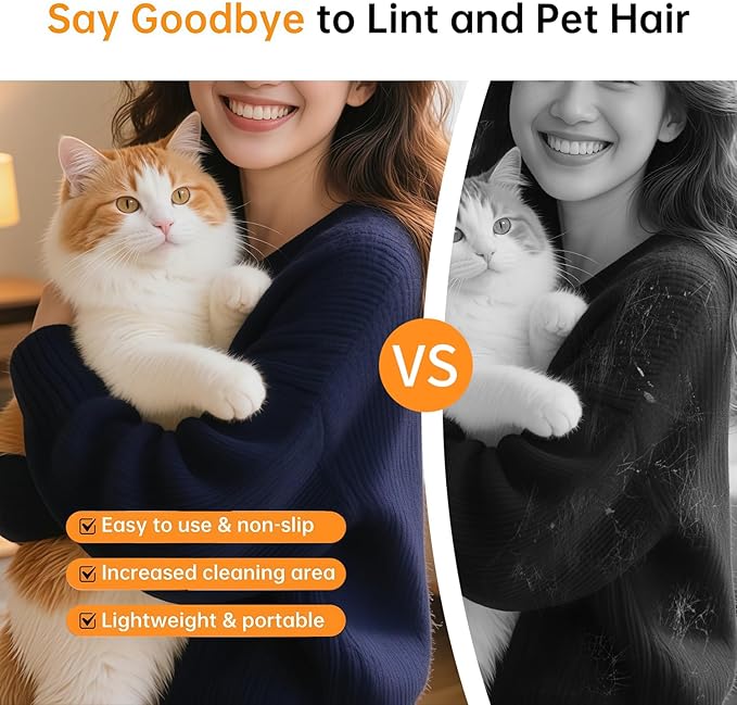 2PCS Pet Hair Removal Glove for Cats & Dogs Five-Finger Electrostatic Magic Brush Pet Hair Remover Glove for Clothing, Couch, Carpet, Furniture, Car Seat