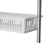Household Essentials White 6-Tier Basket Over-The-Door Organizer