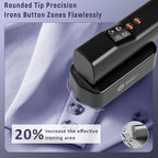 Travel Steamer for Clothes, Dual Voltage 1200W Handheld Steamer & Iron 2 in 1, Portable Mini Hand Held, Travel Size Garment Steamer&Iron Perfect for Global ＆ Europe Travel, 7.2FT Power Cord 100V-240V