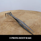 Tinyroots Bonsai Tool Kit - 3 Piece Set With Traditional Butterfly Shears, Japanese Hemp Broom, Three Pronged Rake & Bamboo Storage Case